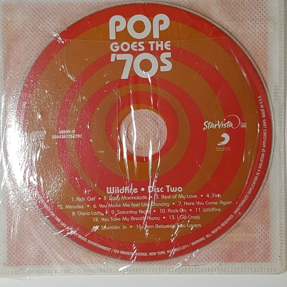 Pop Goes The 70's "Wild Fire"  Audio CD Disc 2 - Picture 3 of 5